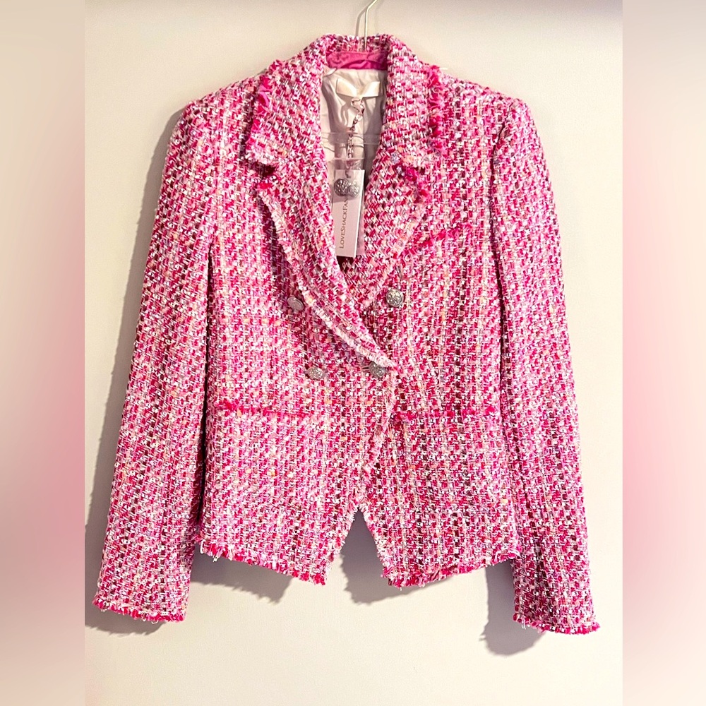 Loveshackfancy- Duvel Tailored Tweed Jacket